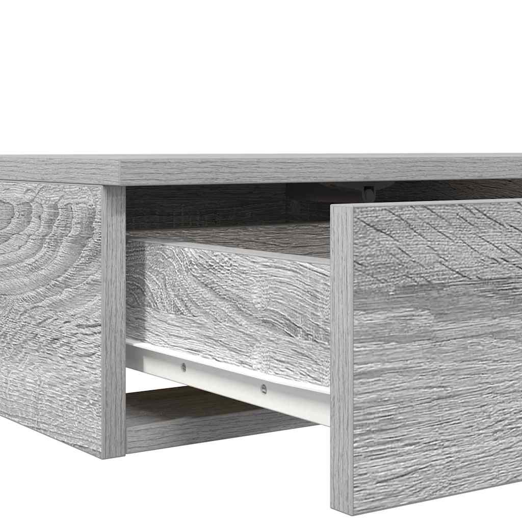 Sengeskuffer Grå Sonoma 135 x 36,5 x 16,5 cm Konstruert tre
