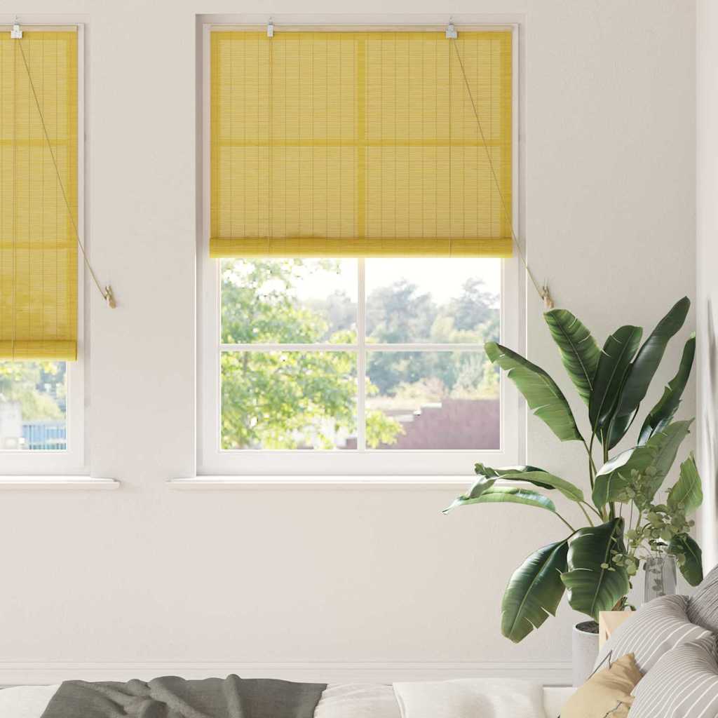 Rullegardin Gul 110 x 220 cm Bambus