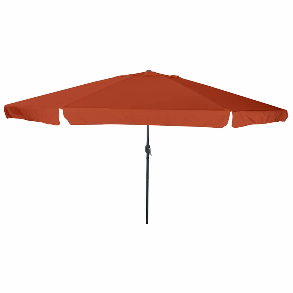Hageparasol Terrakotta 394 x 394 x 248 cm Polyester og stål