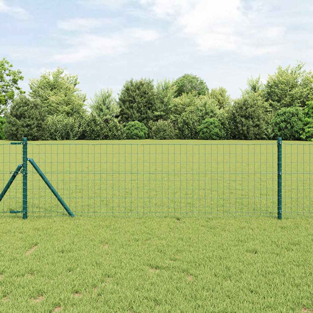 Euro gjerde grønn 0,6 x 10 m PVC-belagt jern