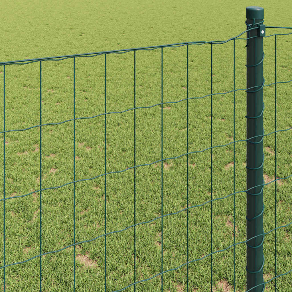 Euro gjerde grønn 0,8 x 10 m PVC-belagt jern