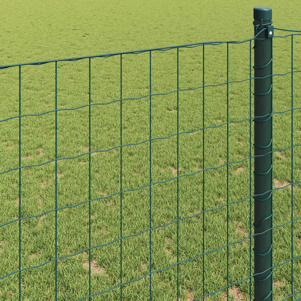 Euro gjerde grønn 0,4 x 25 m PVC-belagt jern