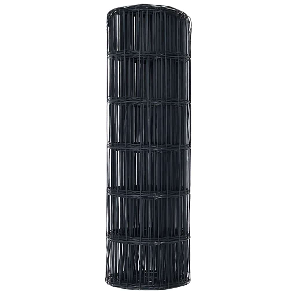 Euro gjerde Grå 0,6 x 10 m PVC-belagt jern