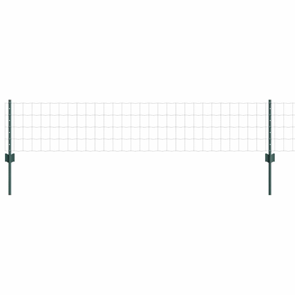 Euro gjerdet med stolpe 10 x 0,4 m PVC-belagt stål Grønn Mesh