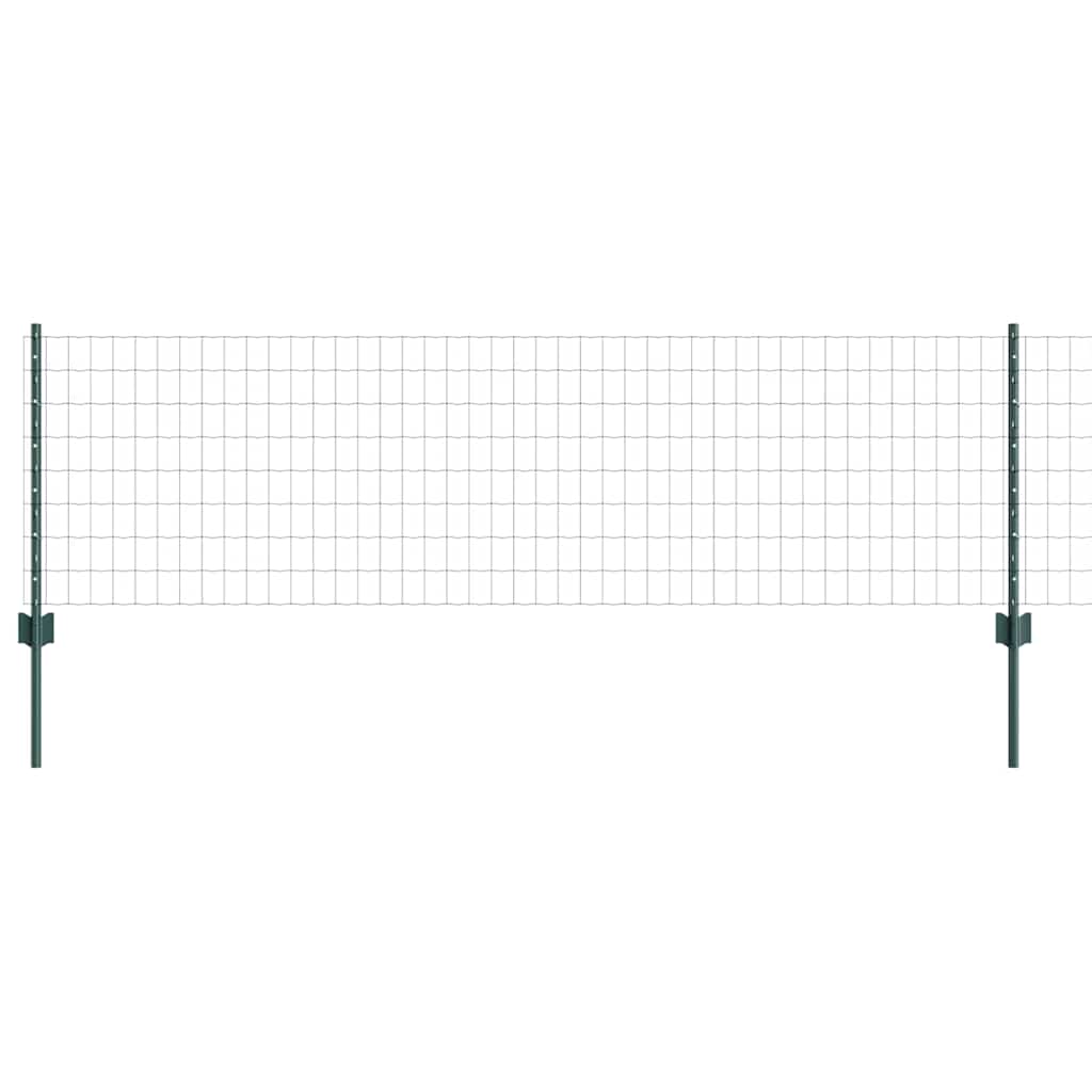 Euro gjerdet med stolpe 25 x 0,6 m PVC-belagt stål Grønn Mesh