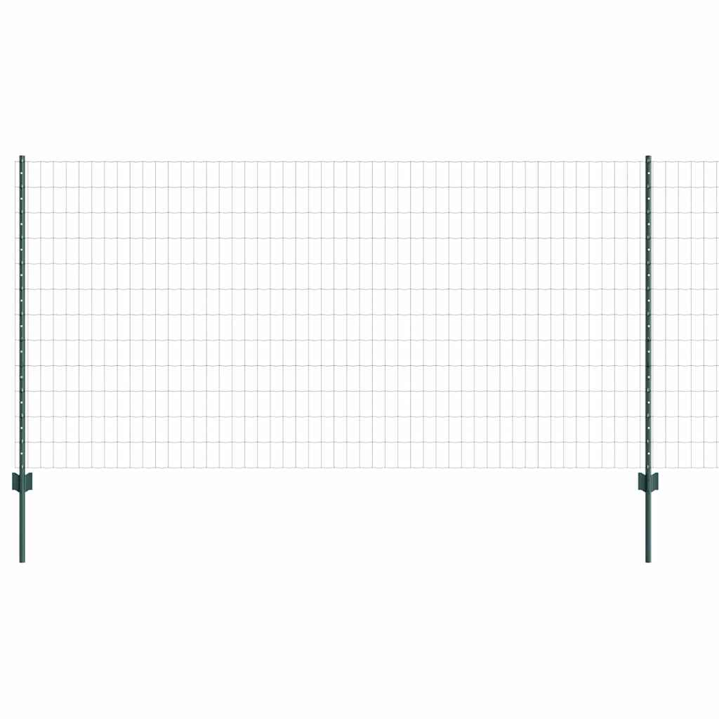 Euro gjerdet med stolpe 25 x 1,2 m PVC-belagt stål Grønn Mesh