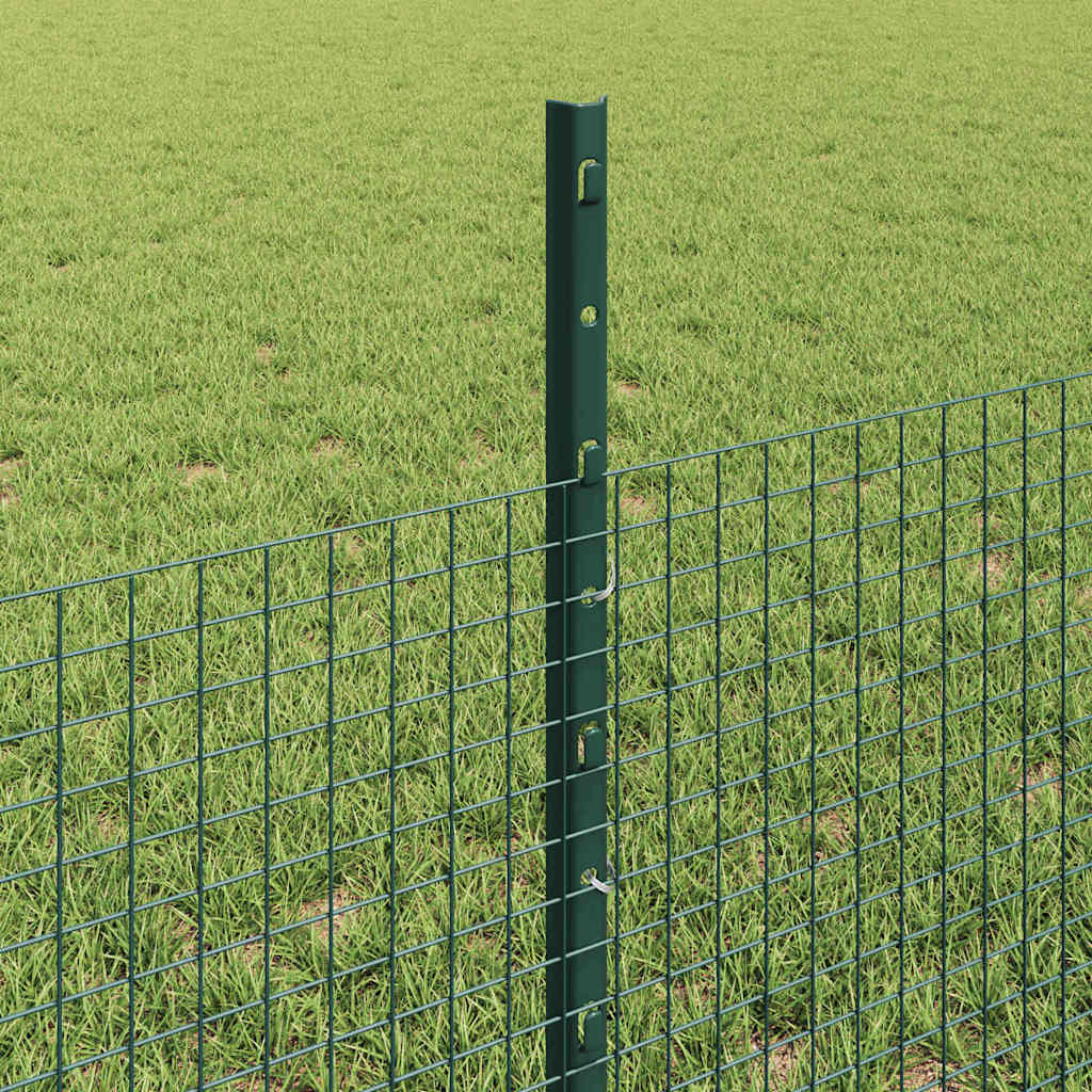 Sveiset trådgjerde med stolper 10 x 0,5 m Galvanisert stål Mesh