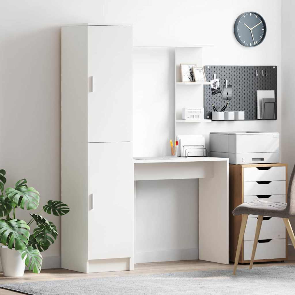 Skrivebord 2 pcs Hvit