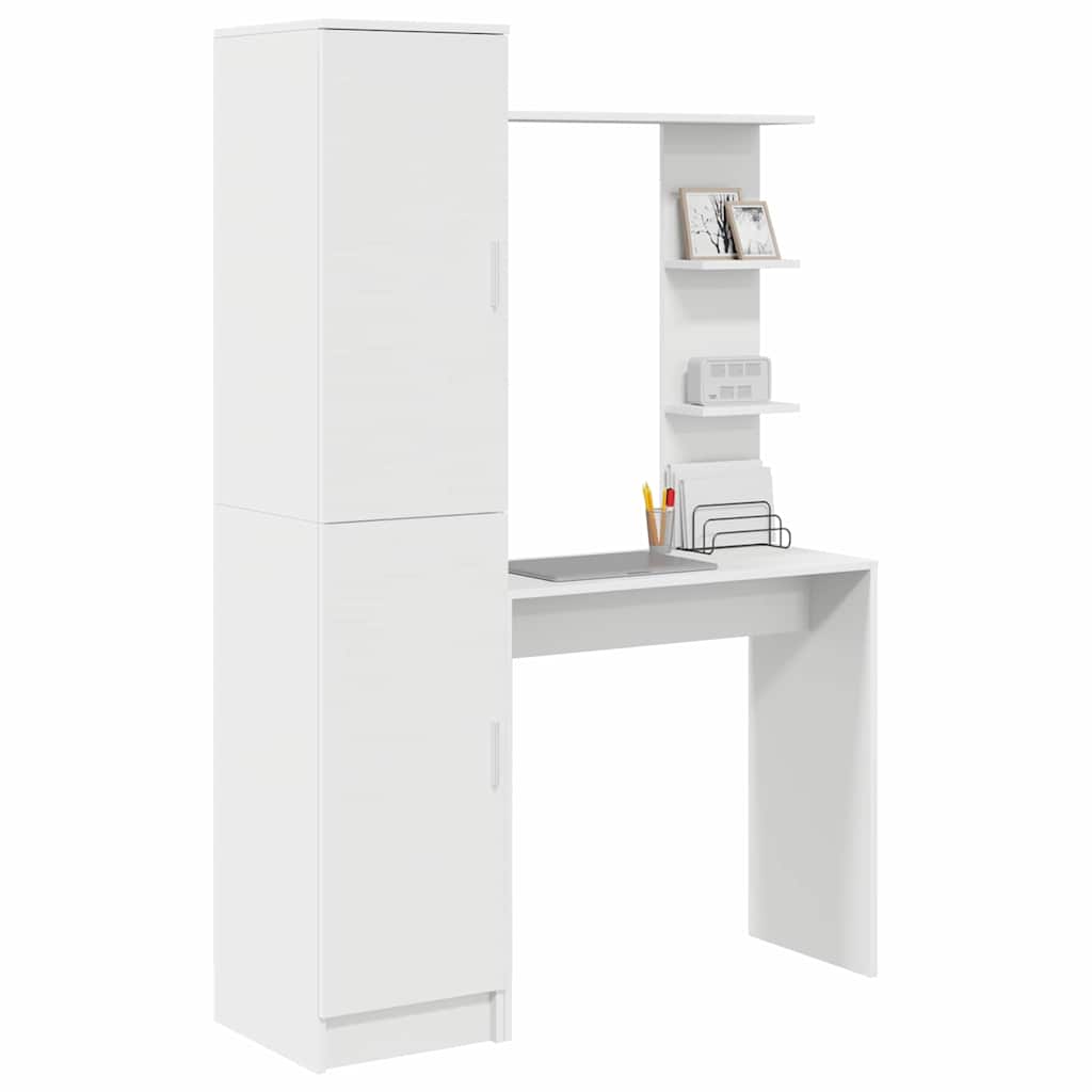 Skrivebord 2 pcs Hvit