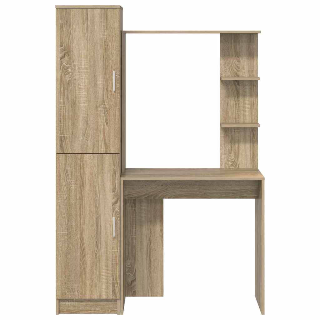 Skrivebord 2 pcs Sonoma eik