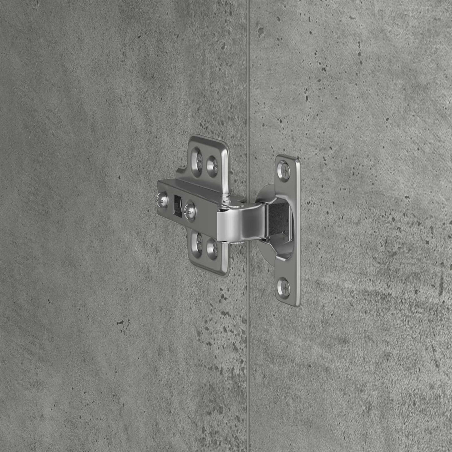 Skrivebord 2 pcs Betonggrå vidaXL