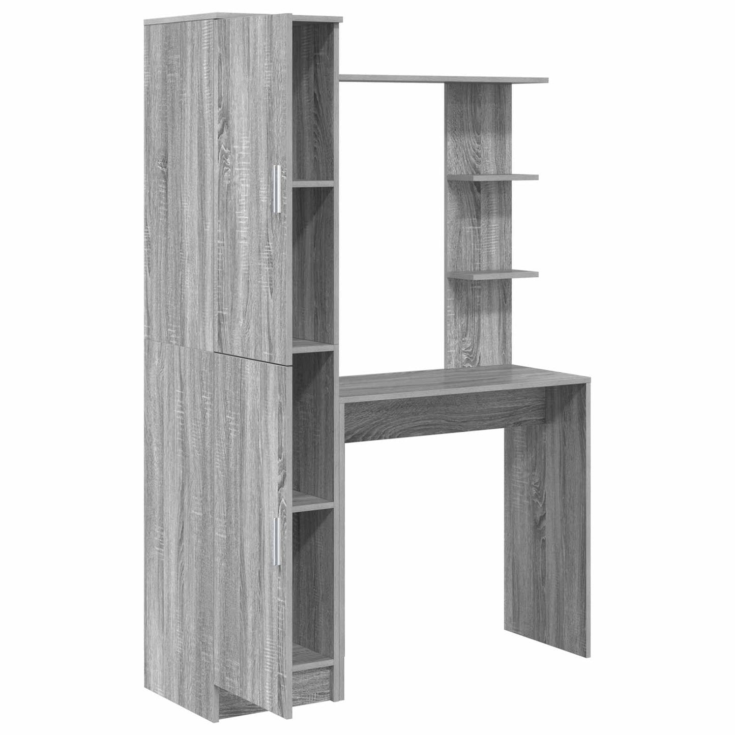 Skrivebord 2 pcs Grå Sonoma