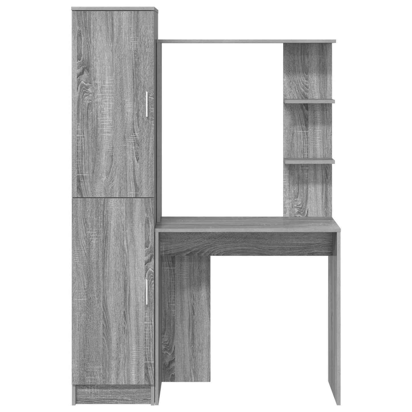 Skrivebord 2 pcs Grå Sonoma