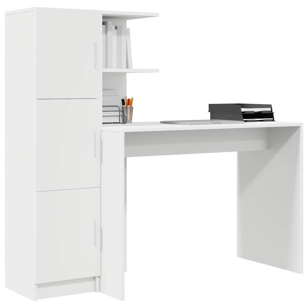 Skrivebord 2 pcs Hvit