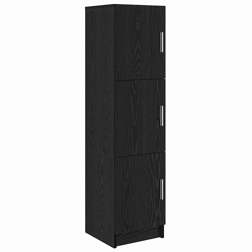 Skrivebord 2 pcs Svart Eik