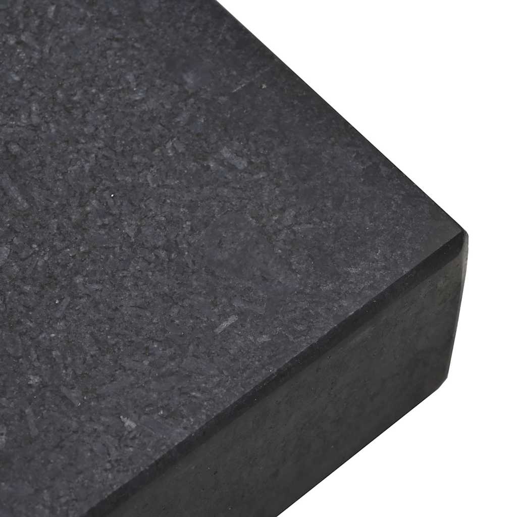 Parasollfot Svart 45 x 25 x 45 cm Granitt