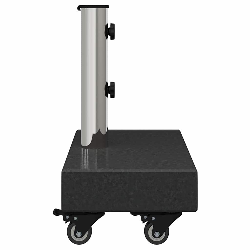 Parasollfot Svart 45 x 25 x 45 cm Granitt