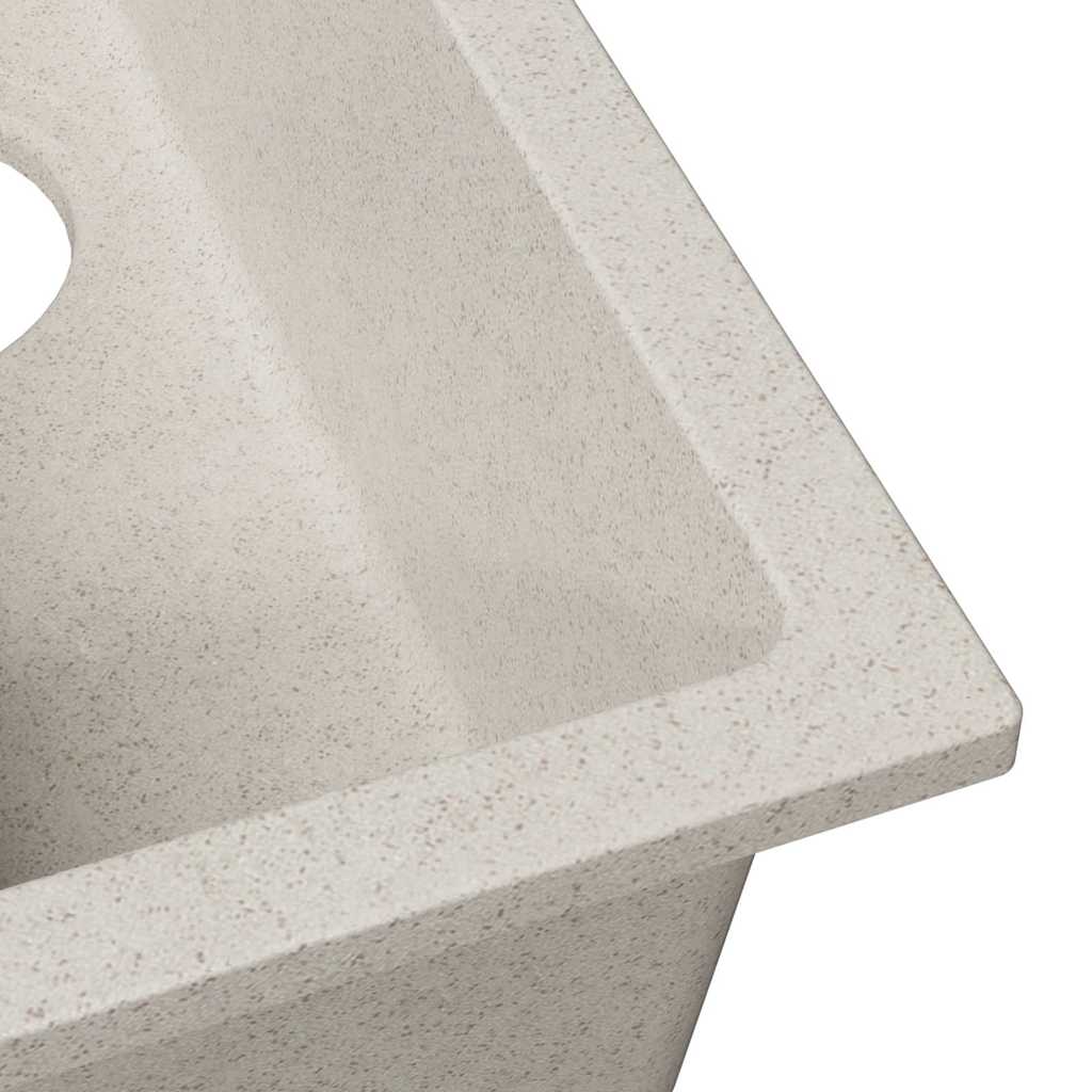 Kjøkkenvask Beige 21 x 44 x 14 cm Granitt