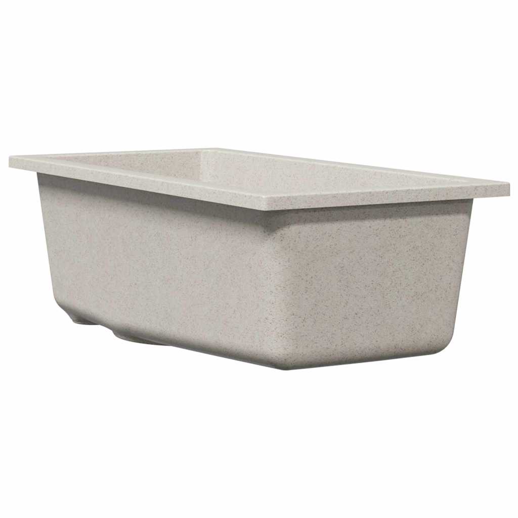 Kjøkkenvask Beige 21 x 44 x 14 cm Granitt