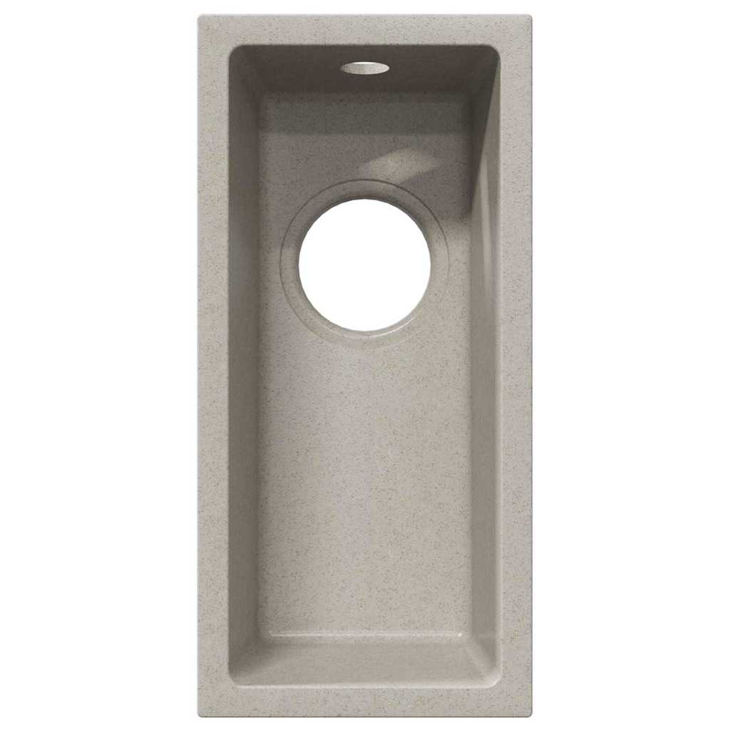 Kjøkkenvask Beige 21 x 44 x 14 cm Granitt