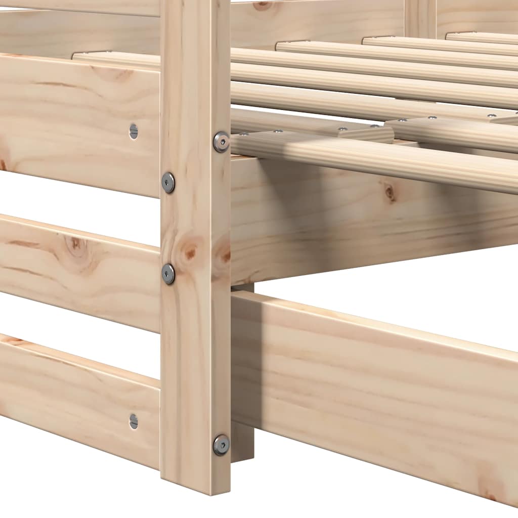 Dagseng med uttrekksseng uten madrass 80x200 cm