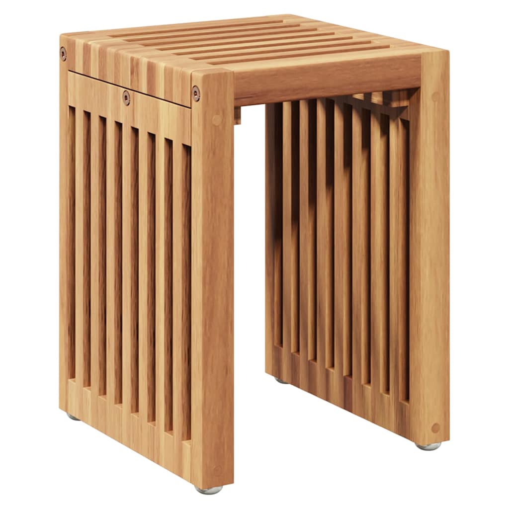 Hagesidebord 3 pcs Brun 33 x 44,5 x 51 cm Massivt Teaktre