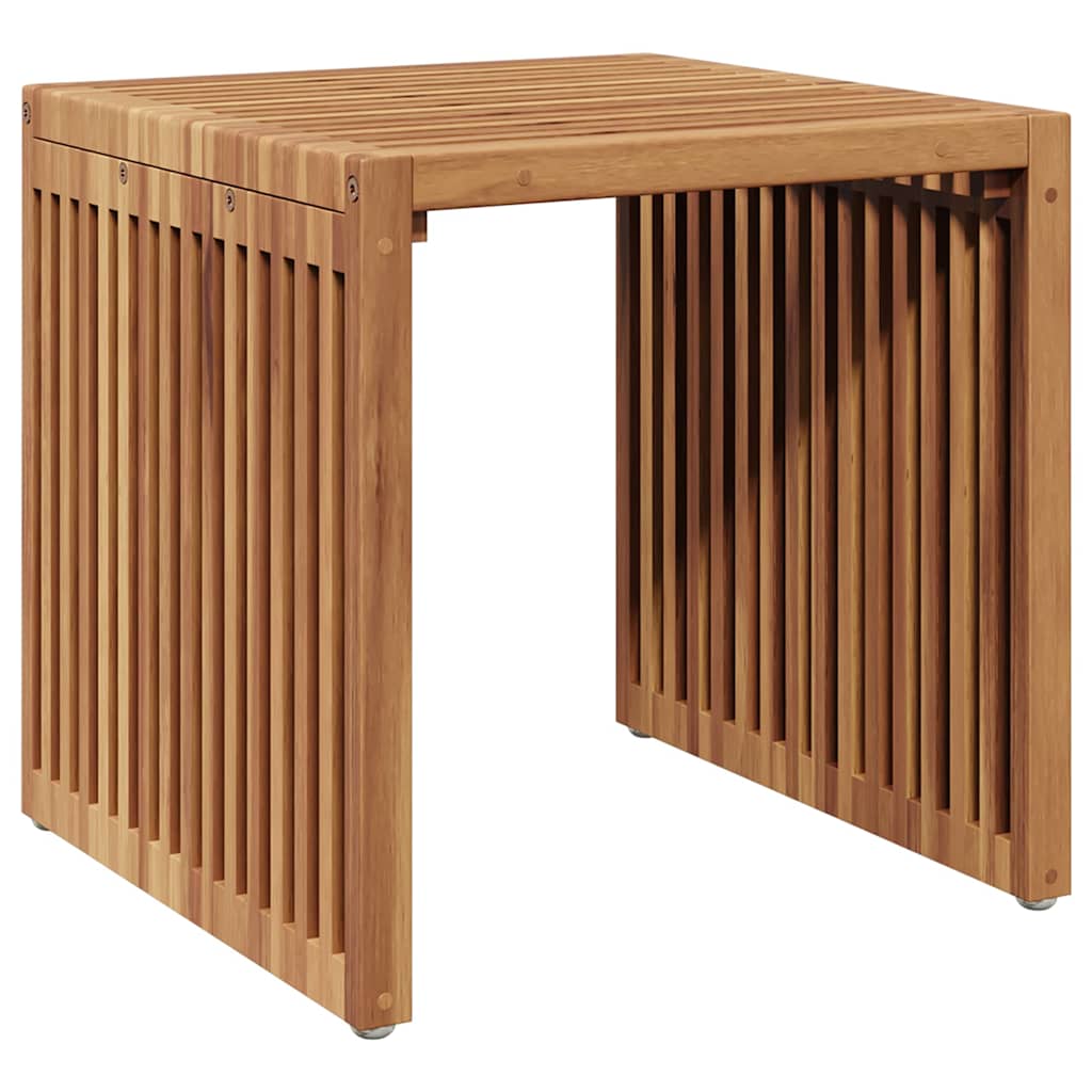 Hagesidebord Brun 45 x 42,5 x 45 cm Massivt Teaktre