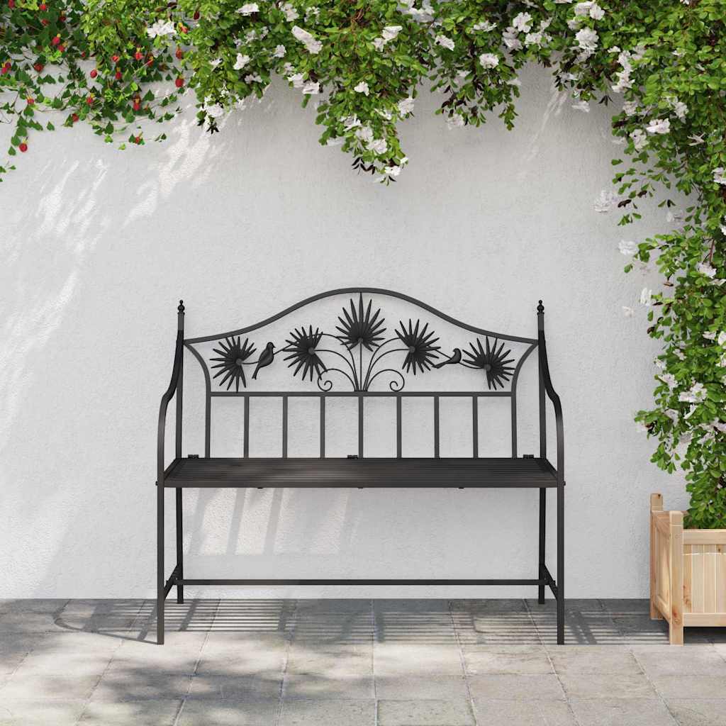 Hagebenk Svart 104 x 52,5 x 89 cm Stål
