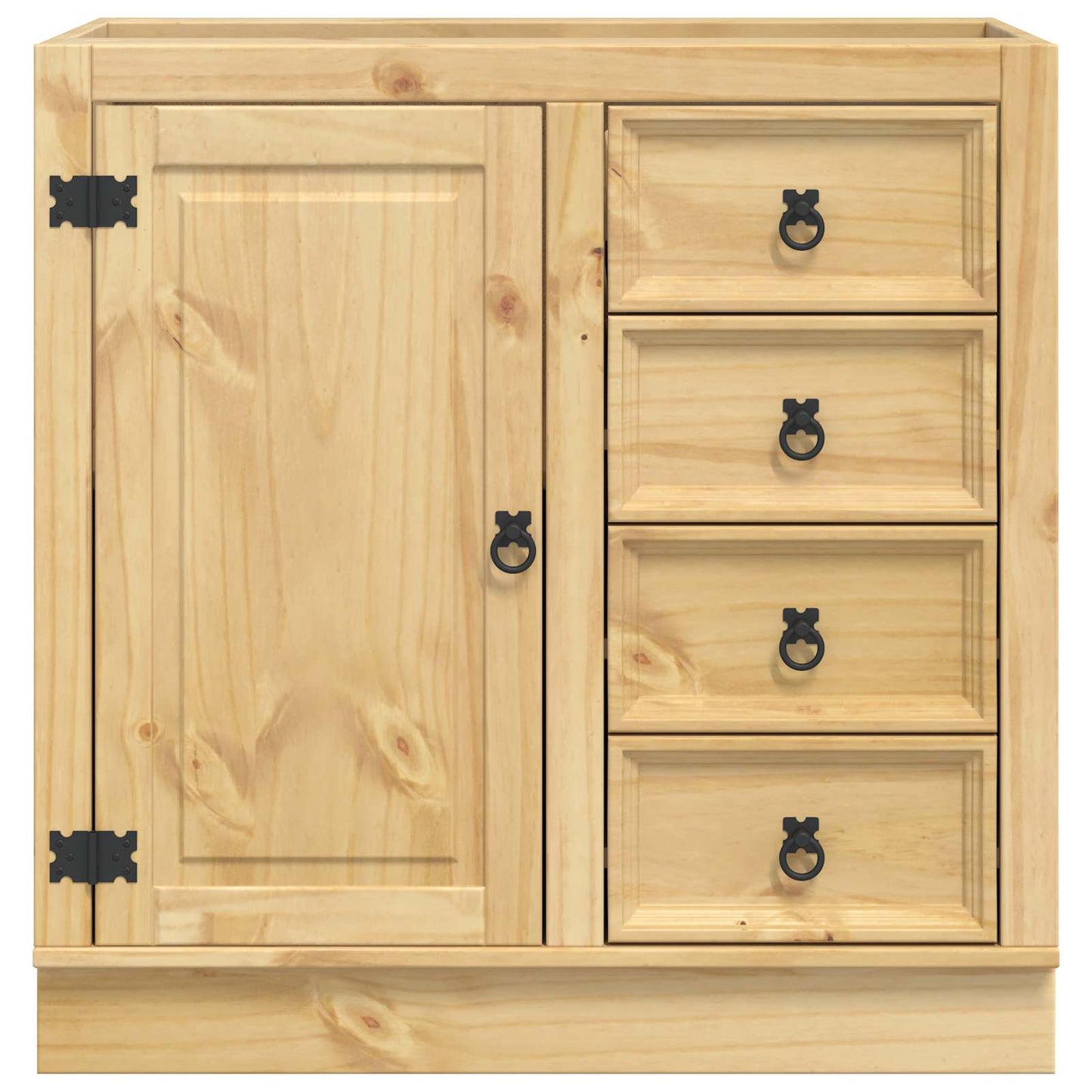 Kabinett SKI HonningBrun 80 x 46 x 81 cm Massiv furu