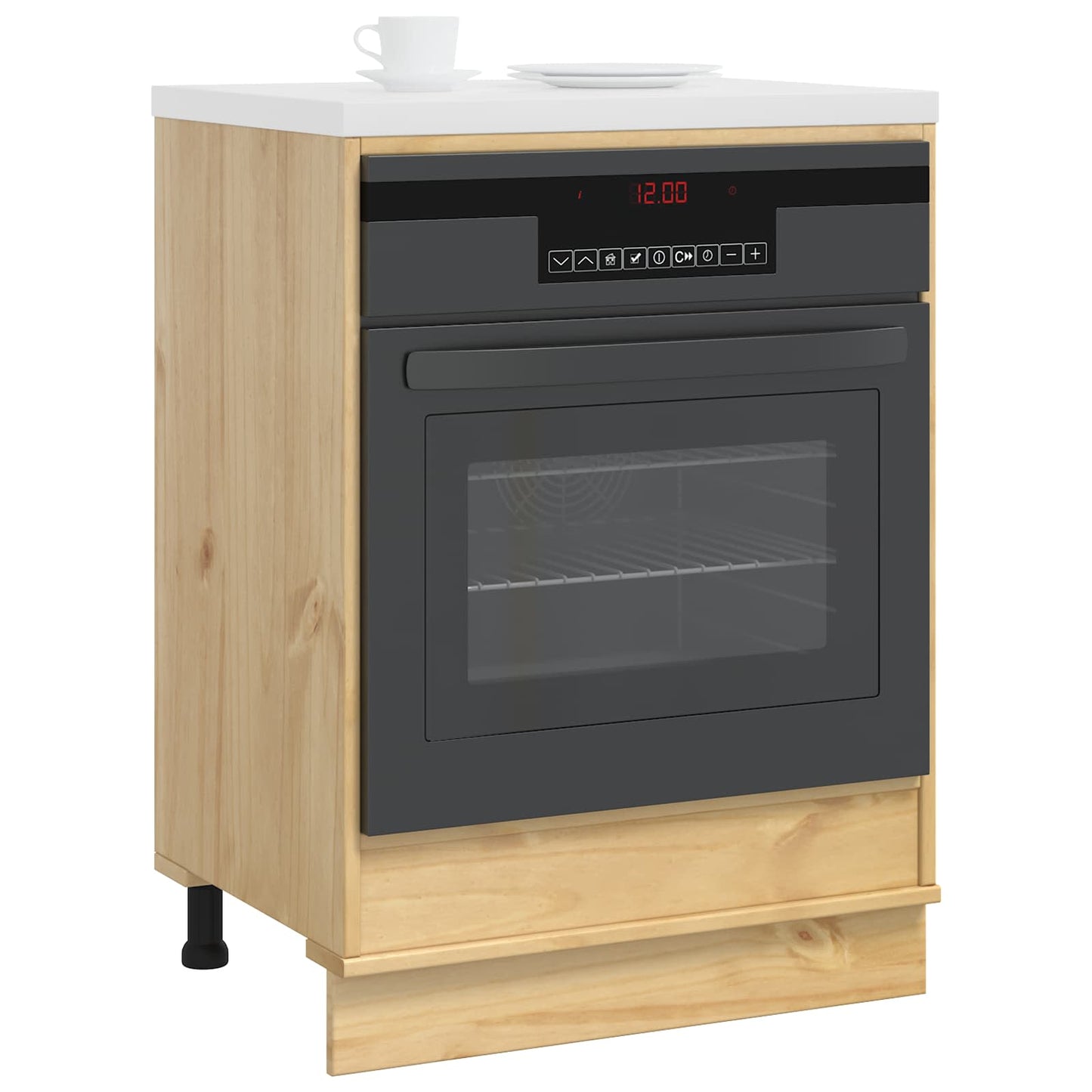 Kabinett SKI HonningBrun 60 x 46 x 81 cm Massiv furu