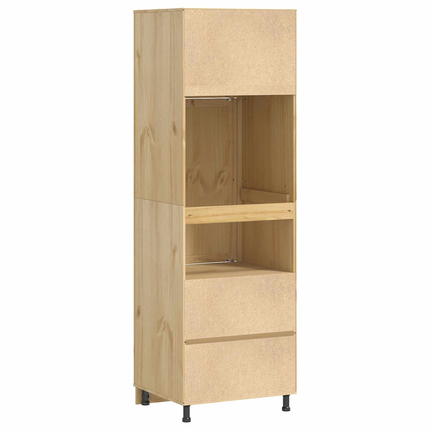 Kabinett SKI HonningBrun 66 x 58 x 207 cm Massiv furu