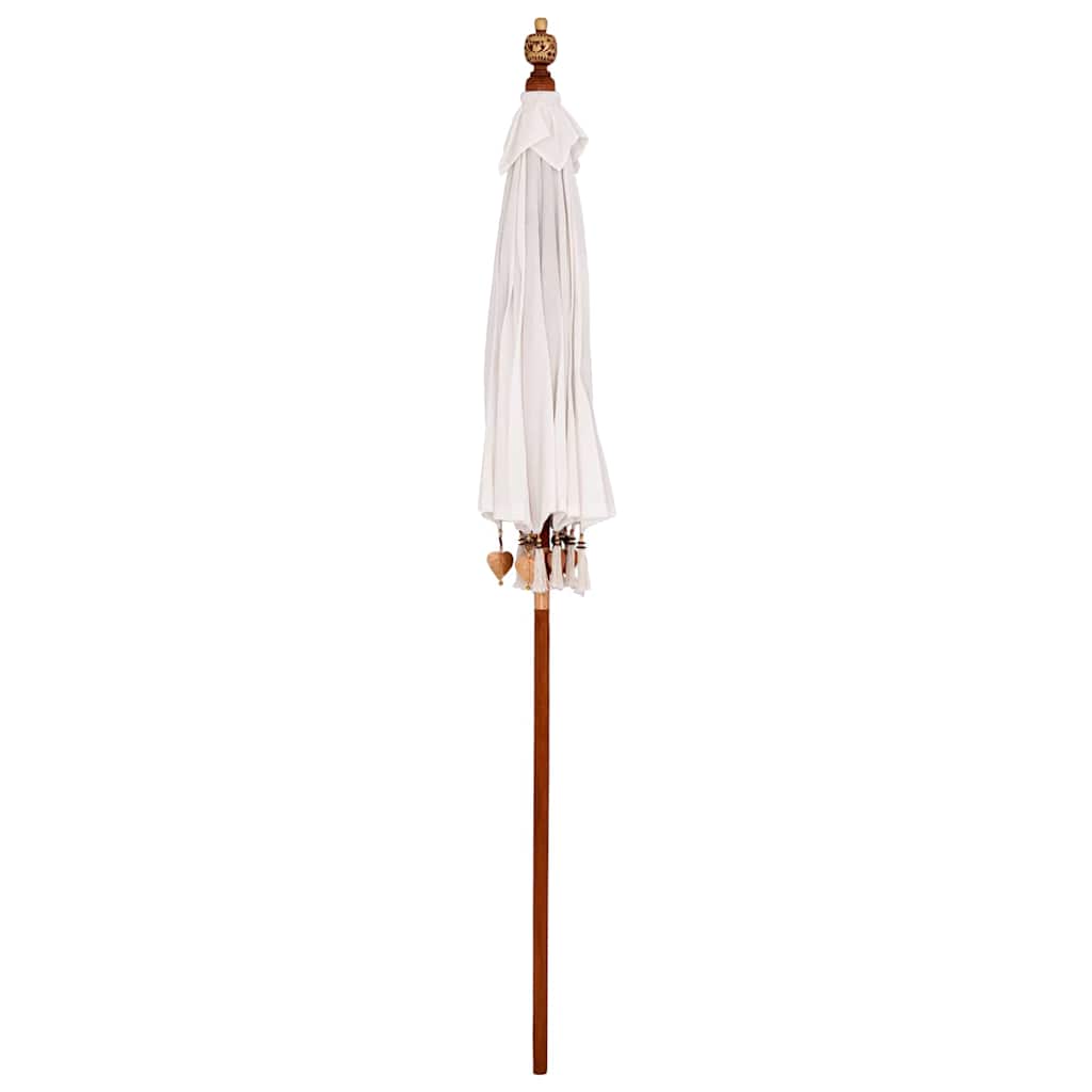 Balinesisk Parasol Krem 190 x 190 x 260 cm