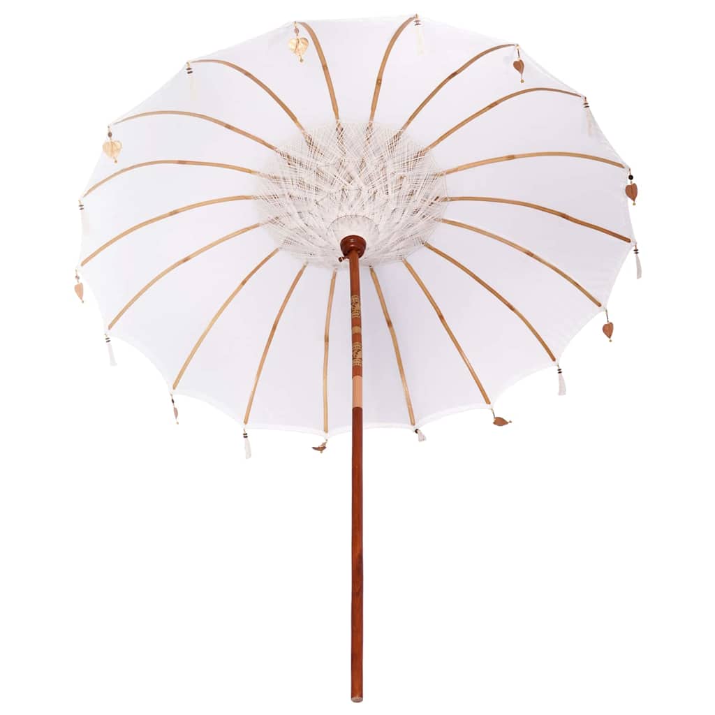 Balinesisk Parasol Krem 220 x 220 x 260 cm