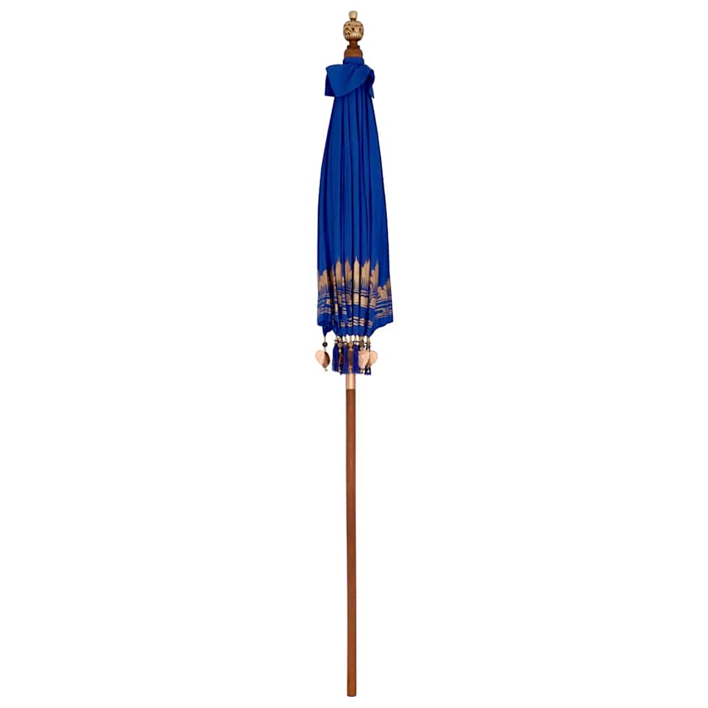 Balinesisk Parasol Blå 185 x 185 x 260 cm