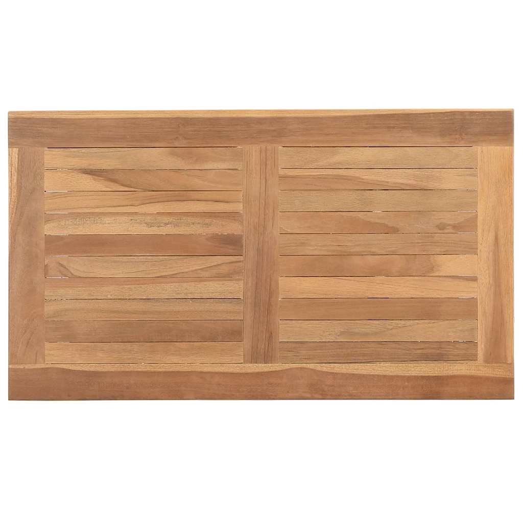 Kaffebord med lagring Brun 70 x 40 x 45 cm Massivt Teaktre