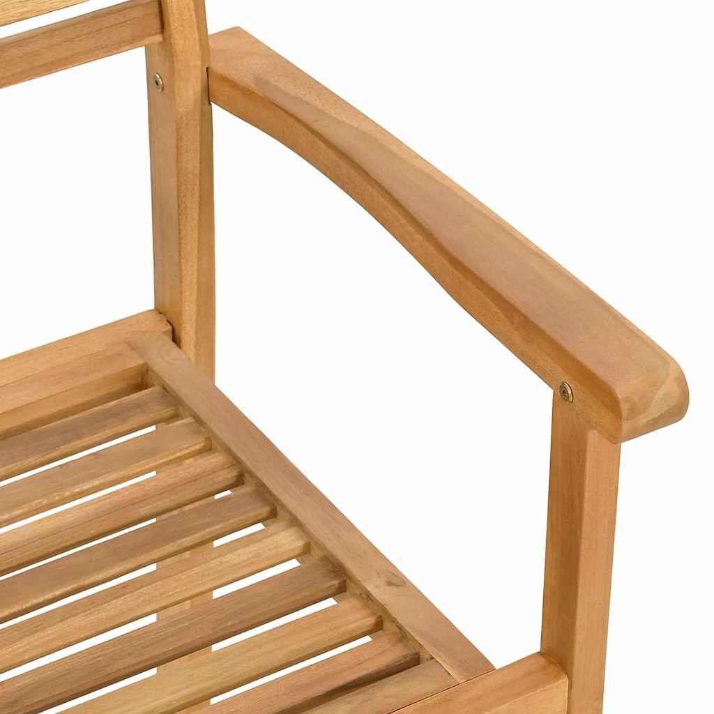 Stol 2 pcs Brun 56 x 55 x 90.5 cm Massivt Teaktre