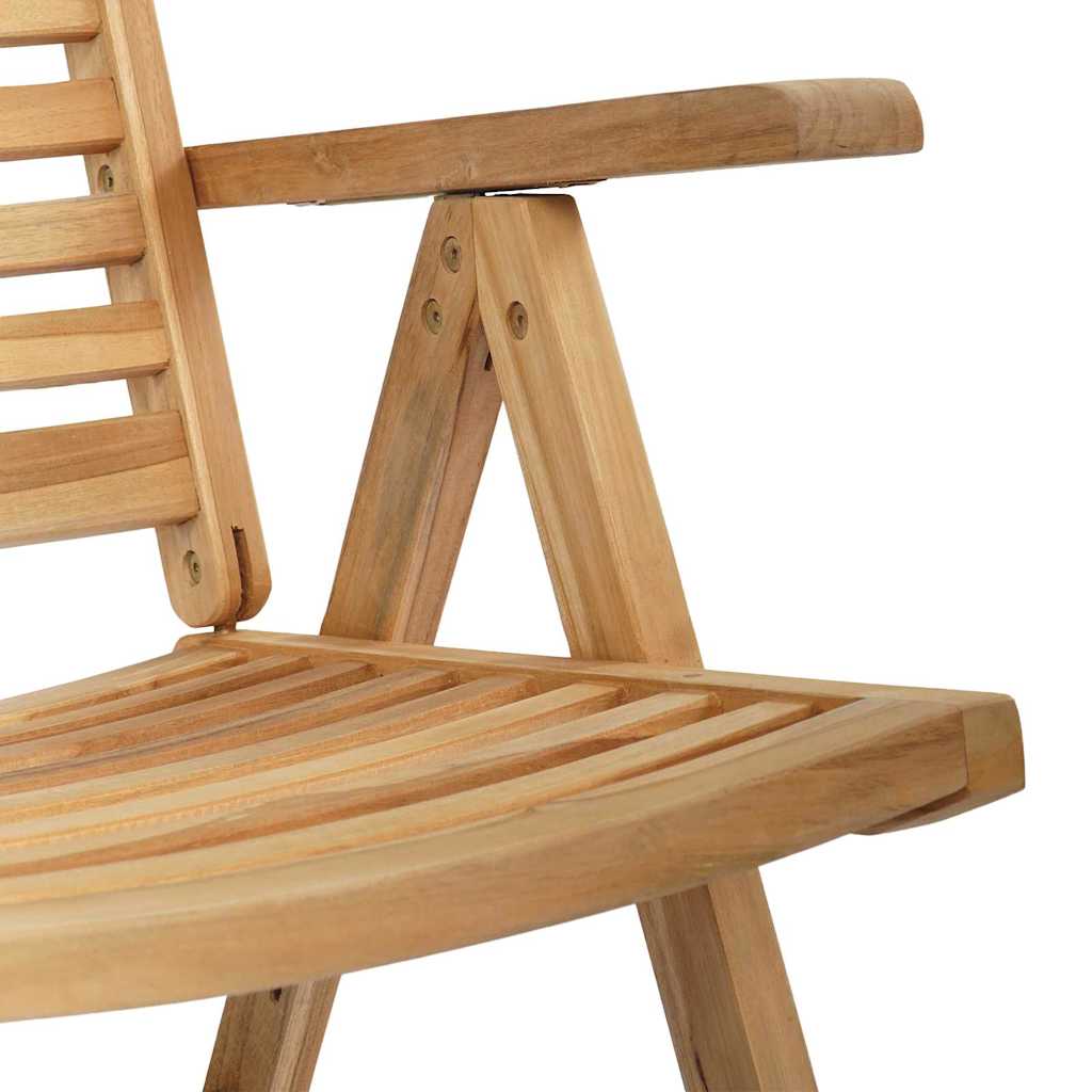 Stol 2 pcs Brun 64,5 x 52 x 108 cm Massivt Teaktre