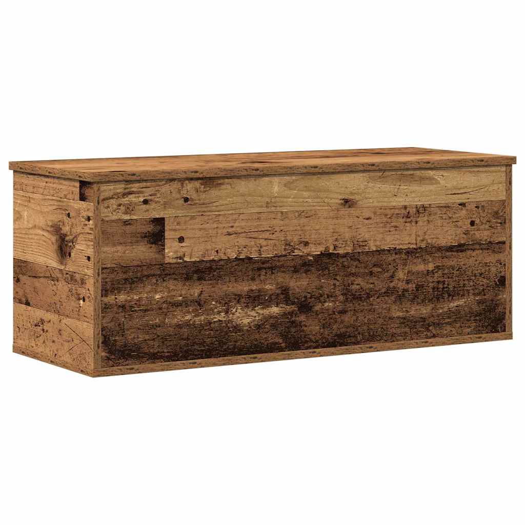 Lagringsboks Gamle tre 90 x 35 x 35 cm Konstruert tre