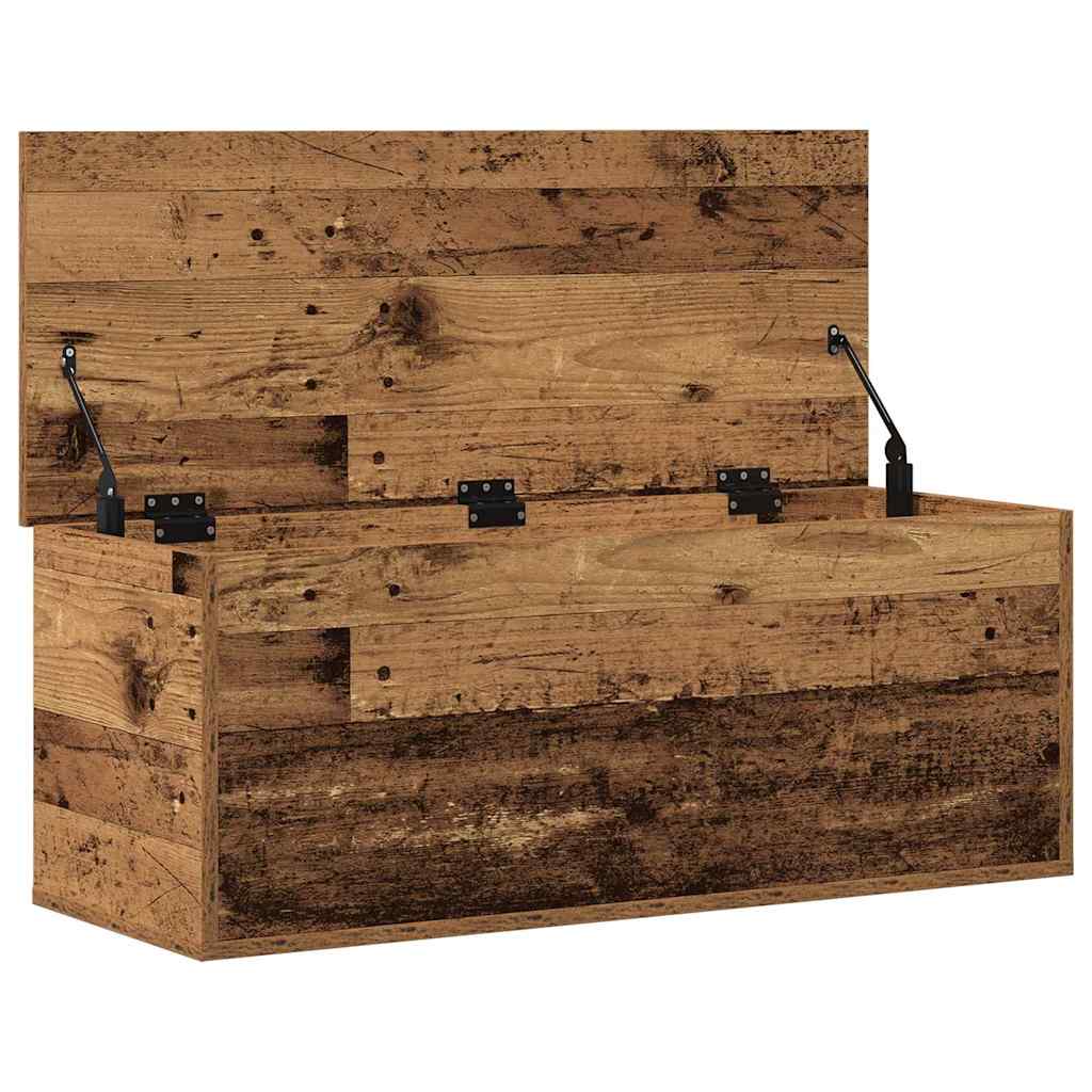Lagringsboks Gamle tre 90 x 35 x 35 cm Konstruert tre