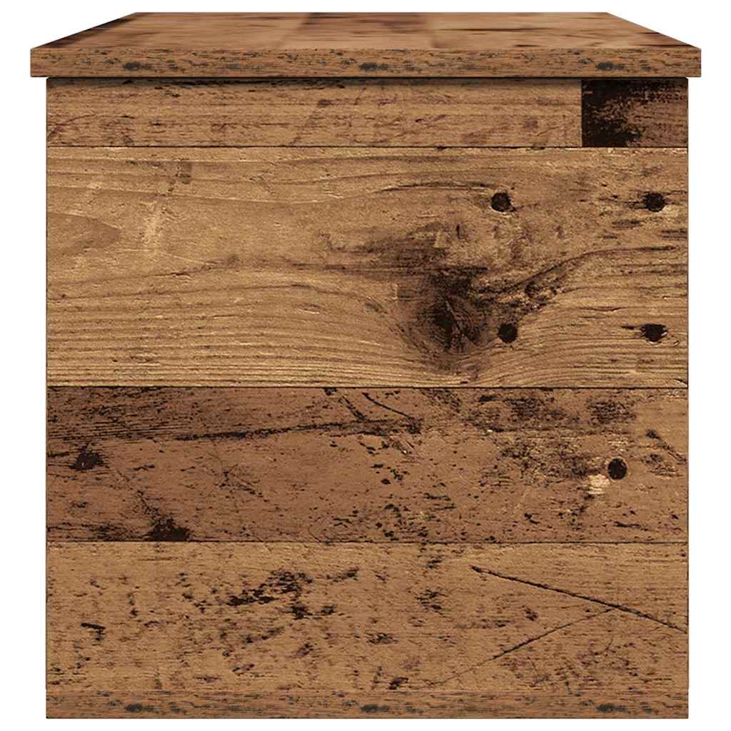 Lagringsboks Gamle tre 90 x 35 x 35 cm Konstruert tre