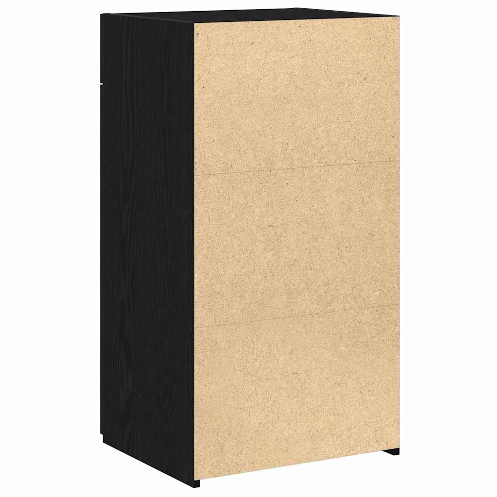 Serviesskap med skuff Svart Eik 50 x 42,5 x 93 cm
