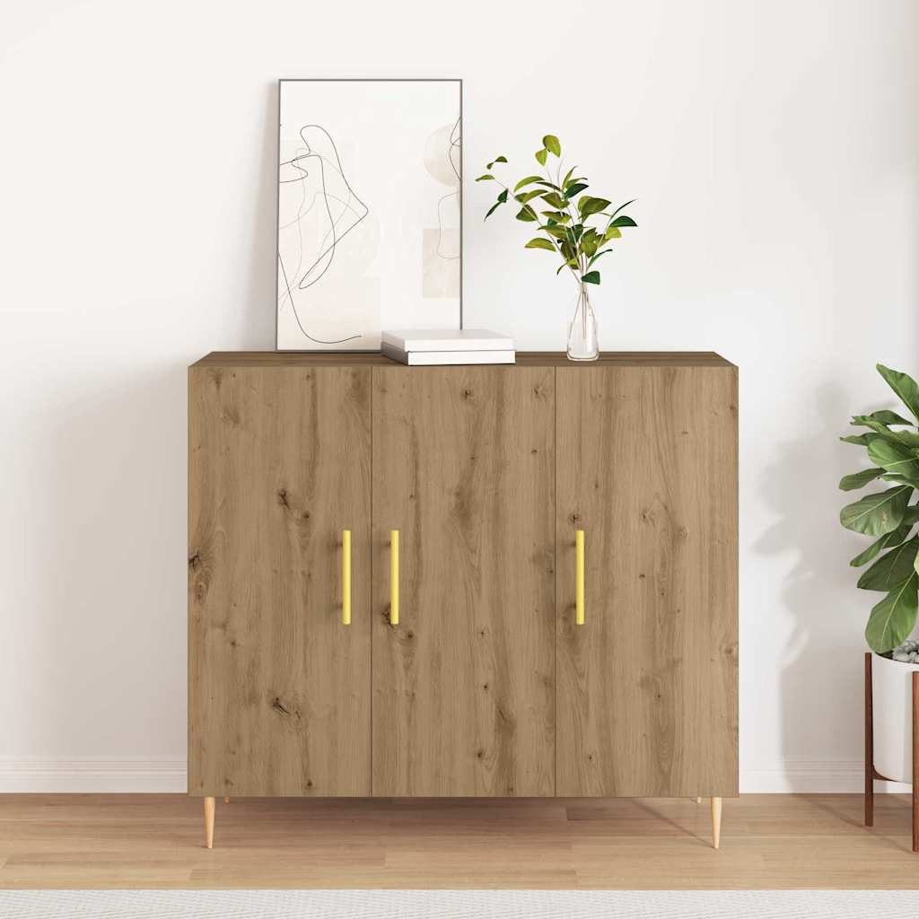 Serviesskap Artisan Eik 90 x 34 x 80 cm Konstruert tre