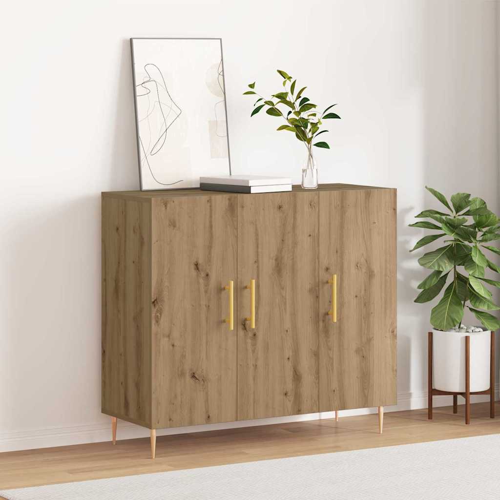 Serviesskap Artisan Eik 90 x 34 x 80 cm Konstruert tre