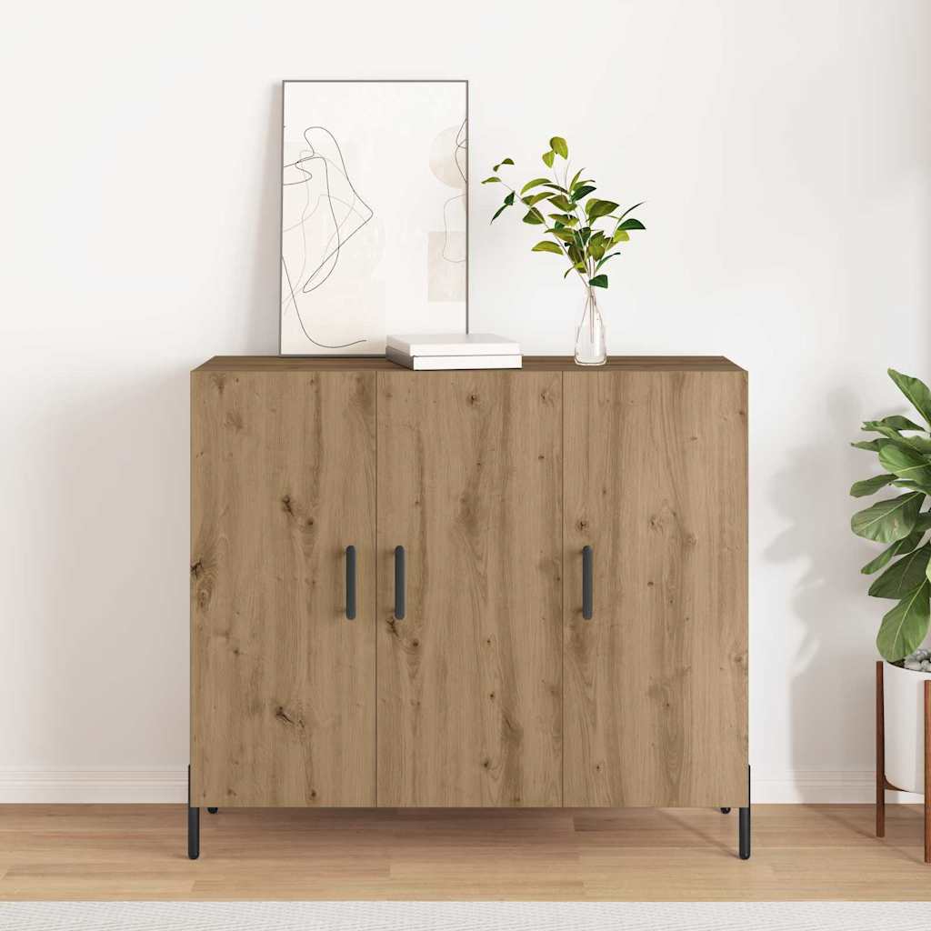 Serviesskap Artisan Eik 90 x 34 x 80 cm Konstruert tre