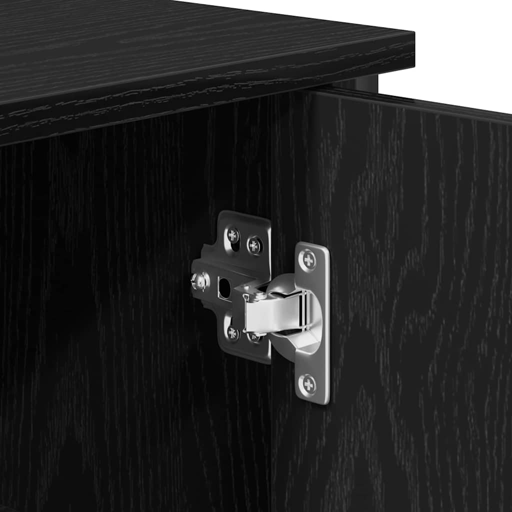 Serviesskap Svart Eik 70 x 30 x 80 cm