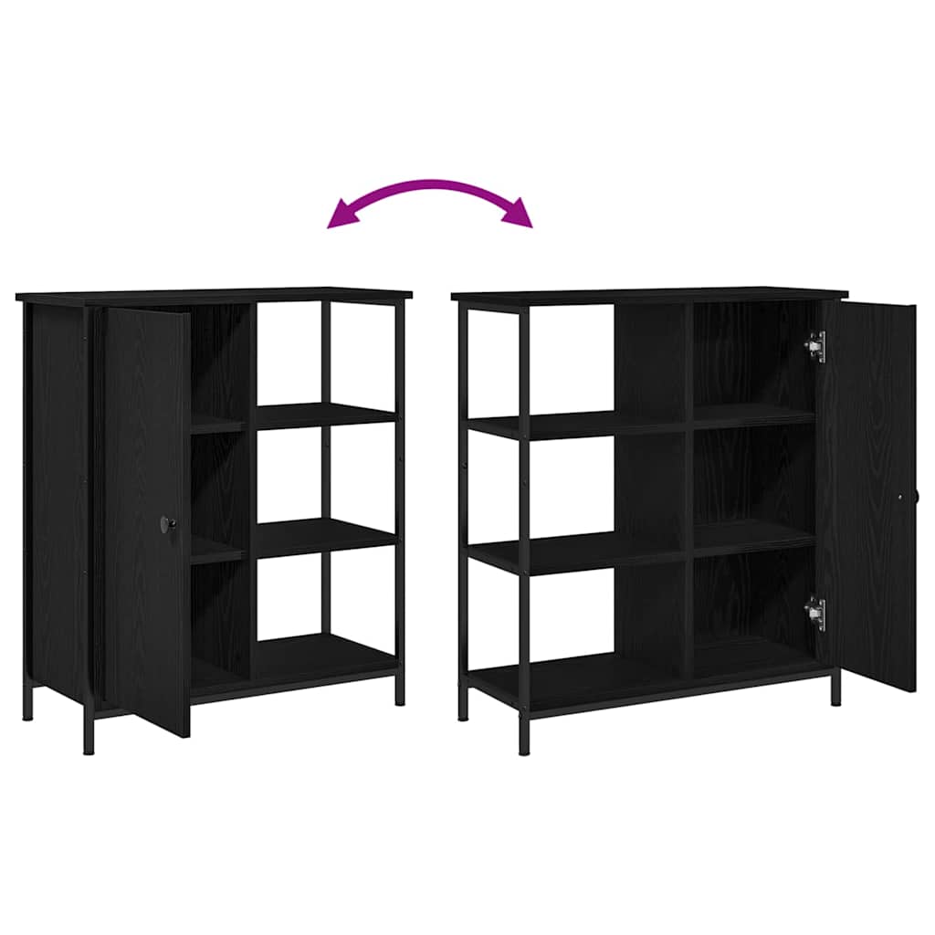 Serviesskap Svart Eik 70 x 30 x 80 cm