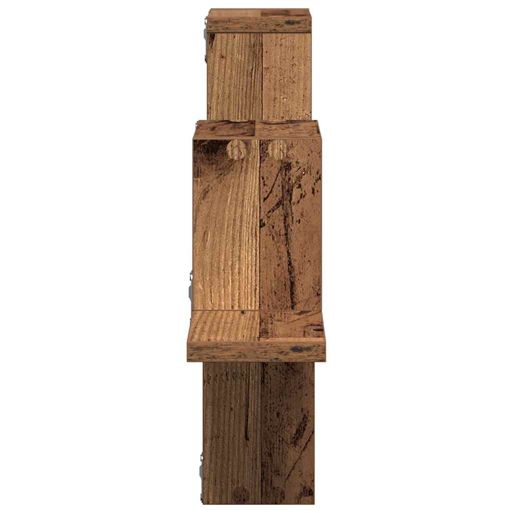Vegghylle Veggmontert Gammelt tre 104,5 x 43 x 10 cm