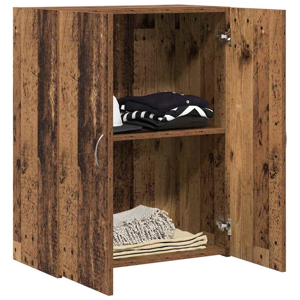 Kontorskap med hylle Svart Eik 70 x 32 x 77.5 cm Konstruert tre