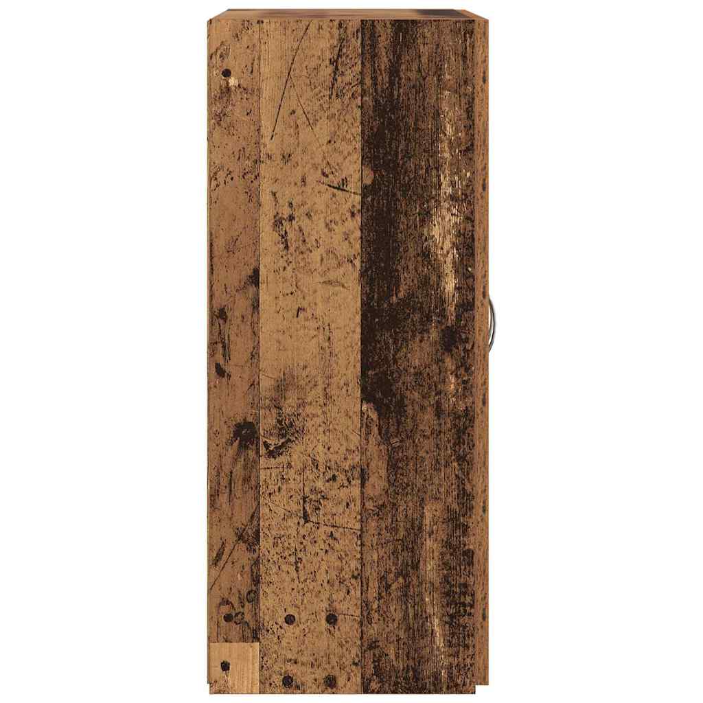 Kontorskap med hylle Svart Eik 70 x 32 x 77.5 cm Konstruert tre