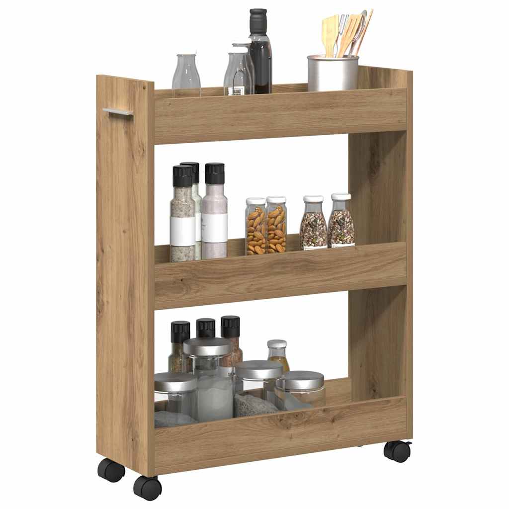 Kabinett 60 x 22 x 79 cm Artisan Eik